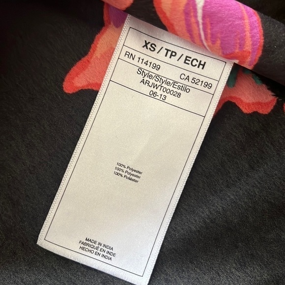 Roxy Strapless Floral Top - Picture 7 of 8